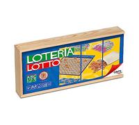 Cayro - Lotería De Madera 48 Cartones - 32 X 15 X 5 Cm - Juego De Mesa Educativo - Ideal para Toda La Familia
