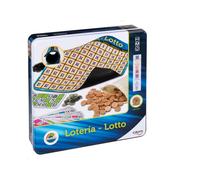 Cayro - Lotería Metal Box - Caja Metálica Resistente para Almacenamiento - Juego de Mesa Clásico - + 2 Jugadores