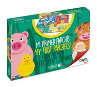 Cayro - Mi Primer Parchís - + 3 Años - Tablero y Fichas - Juego Clásico de Mesa para Niños - 2-4 Jugadores - Reglas más Sencillas - 50 x 50 cm