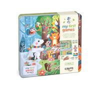 Cayro - My First 6 Juegos - Juegos Clásicos Infantiles de Mesa - Oca, Parchís, Tangram, Mikado, Dominó y Memory - Todo en un Mismo Juego - Disfruta en Familia