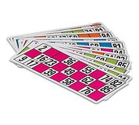 Cayro - Pack de 48 Cartones de Bingo - Cartones Juego de Mesa Familiar para Niños y Adultos - Cartones para Jugar al Bingo Tradicional - Ideal para Reuniones con Amigos y Fiestas