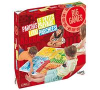 Cayro - Parchís - + 5 Años - Modelo Gigante -Tablero 100 x 100 cm - Juego de Mesa - Niños y Adultos - para Jugar al Aire Libre - Ideal 2 a 4 Jugadores