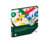 Cayro - Parchís - Oca Magnético - 2 en 1 - Juego de Mesa Portátil con Fichas Imantadas para Viajes - Fácil de Transportar - Juego Educativo para Niños y Adultos - Incluye Fichas y Dados