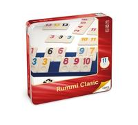 Cayro - Rummi - + 8 Años - Modelo Clásico - Juegos Divertido de Mesa para Niños y Adultos - 106 Piezas, 1 Bolsa de Tela y 4 Soportes - 2 a 4 Jugadores