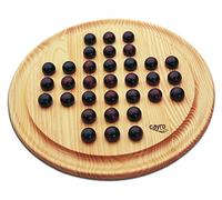 Cayro - Solitario - + 6 Años - con Tablero y Fichas de Madera - Juego Divertido de Mesa - Ideal para Niños y Adultos - Lógica y Estrategia - 1 Jugador