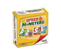 Cayro - Speed Monsters - Juego de Rapidez y Memoria - Observa Las Coincidencias de los Monstruos o Letras - Deshazte de Tus Cartas y GANA - 2-6 Jugadores