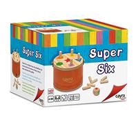 Cayro - Super Six - Juego de Mesa para Niños y Adultos - Juego de Azar y Probabilidad - de Madera - Fácil de Jugar - Juego Educativo - para Niños a Partir de 4 Años