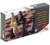 Cayro - tablero de ajedrez y damas - juego magnético de viaje - 2 jug