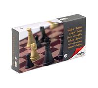 Cayro - Tablero de Ajedrez y Damas - Juego Magnético de Viaje - 2 Jugadores - Juego de Mesa Clásico