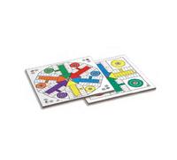 Cayro - Tablero Parchis 4 y 6 jugadores de madera 40x40 cm sin accesorios (T-134)