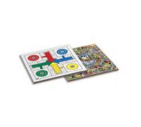 Cayro - Tablero Parchis 4 y Oca de madera 40x40 cm sin accesorios (T-138)
