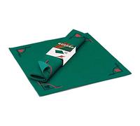 Cayro - Tapete con Base Antideslizante - 50 x 50 cm - Accesorio para Juegos de Mesa - Ideal para Póker, Cartas o Dados - hasta 4 Jugadores - Verde