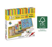 Cayro - Tic TAC Toe - + 6 Años - Modelo de Madera - Juego de Mesa para Niños y Adultos - 3 en Raya Decorativo - Fichas Verdes y Naranjas - 2 Jugadores