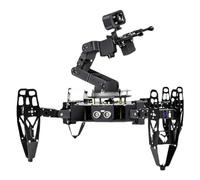 CAYUND Raspberry Pi-Robot de manipulación de Patas múltiples, araña biónica cuadrúpeda, Kit de Aprendizaje de programación de manejo Inteligente Visual AI(Advanced Edition)