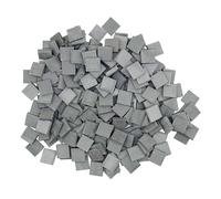 Cayway 200 Pz Mini Ladrillo Negro, Mini Ladrillos Pequeños, 1:35 Ladrillos en Miniatura en Cuadrado para Maquetas y Micro Paisaje Bricolaje Casa de Muñecas Decoraciones
