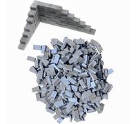 Cayway 420 Pz Ladrillos en Miniatura Mini Ladrillos Piedra 1:35 Mini Ladrillo Gris para Micro Paisaje, Bricolaje Casa de Muñecas Ladrillos Diorama Hada