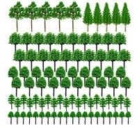 Cayway 90 Pz Modelo de Árbol Diorama Árboles en Miniatura Árboles de Plástico Árboles Maquetas Plástico Árboles Miniatura Decorativos para DIY Paisaje