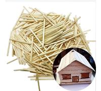 Cayway® Barras de cerillas Naturales de Madera - Palillos de Partido de Arte sin Cabeza para niños - Matchstick Crafts Paquete a Granel (Paquete de 300)