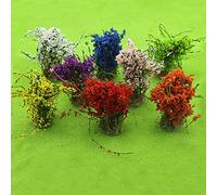 Cayway Flower Grass Tufts Juego de Mesa de Arena, Mechón de Césped Estático para El Paisaje del Jardín de Bricolaje