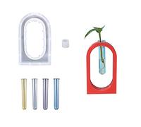 Cayway Moldes de Resina para Floreros, Molde de Resina para Florero de Tubo de Ensayo Molde de Resina para Estación de Propagación de Plantas con Tubos para Decoración del Hogar