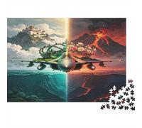 Caza a Reacción Puzzle de 1000 Piezas Papel Puzzle para Adultos Escena Natural Dinámica Mejora Foco Interacción Familiar Alivio Estrés Regalo Hogar 70x50cm/1000pcs
