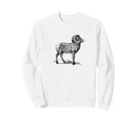 Caza al Aire Libre Rocky Mountain Bighorn Sheep Ram Full Curl Sudadera