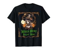 Caza de Brujas Gótica Fantasía Oscura y Magia Camiseta
