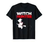 Caza de Brujas Halloween Amante de brujería Divertido Cazador de Brujas Camiseta