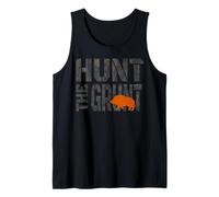 Caza de Cerdo Salvaje Hunt The Grunt Camiseta sin Mangas