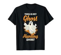Caza de Fantasmas Humor Cazador Paranormal Mi Caza Fantasma Camiseta gráfica económica, Hombre, Negro, L