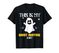 Caza de Fantasmas Humor Cazador Paranormal Mi Caza Fantasma Camiseta gráfica económica, Hombre, Negro, L