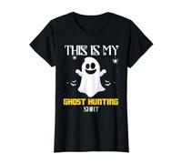 Caza de Fantasmas Humor Cazador Paranormal Mi Caza Fantasma Camiseta gráfica económica, Mujer, Negro, L