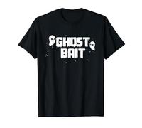 Caza de Fantasmas Humor Paranormal Investigador Ghost Bait Camiseta gráfica económica, Hombre, Negro, L