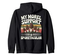Caza de Hongos Morel Mi Apoyo de Morel es esporetacular Sudadera con Capucha