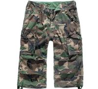 Caza De Leyenda Urbana 3/4 Para Hombre Vintage Shorts Brandit Pantalón Militar W
