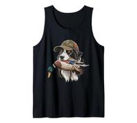 Caza de pato gráfico fauna al aire libre caza de patos hombres y mujeres Camiseta sin Mangas