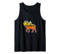 Caza Divertida de Alces: Elkaholic para Cazadores de Ciervos Camiseta sin Mangas