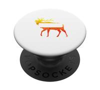 Caza Divertida de Alces: Elkaholic para Cazadores de Ciervos PopSockets PopGrip Adhesivo