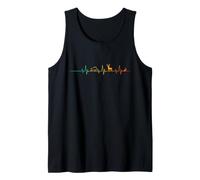 Caza, Latido del corazón, jabalí, Ciervo, Conejo, Vida Camiseta sin Mangas
