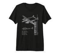 Caza P38 Lightning Camiseta Premium
