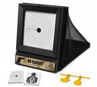 Cazabalines Airsoft. Tiro Dual + 100 dianas 17x17 cms x Objetivos móbiles