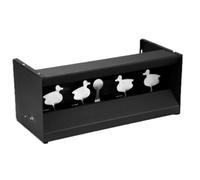 Cazabalines de Péndulos con 4 Patos y Punto Central de Reseteo Que Levanta los ya abatidos | Diana Metálica para Tiro al Blanco para Carabinas y Aire Comprimido