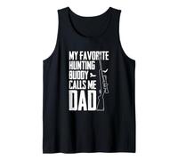 Cazador Amante de la Caza Mi Amigo Favorito de Caza me Llama papá Camiseta sin Mangas