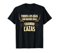 Cazador Cacería Rifle - Cazar Cuerno Venado Caza Camiseta