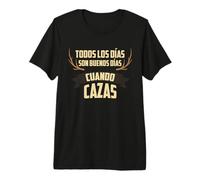 Cazador Cacería Rifle - Cazar Cuerno Venado Caza Camiseta Premium