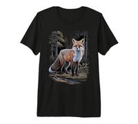Cazador & Cazadora Regalo Caza Zorro Camiseta Premium