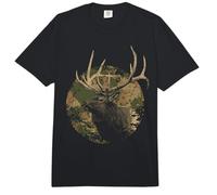 Cazador de Alces Realtree Camo Deer Hunting Comfort Colors Adult Heavyweight T-Shirt