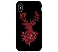 Cazador de ciervos Otoño Hoja de Arce Carcasa para iPhone X/XS