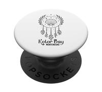 Cazador de conchas marinas, atrapasueños de la bahía de Kotor, Montenegro PopSockets PopGrip Adhesivo
