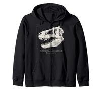 Cazador de fósiles de Dinosaurios de paleontología de Calavera T- Sudadera con Capucha